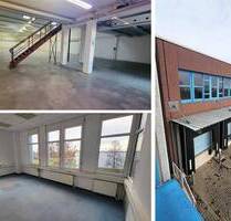 Lager- Produktions- & Bürofläche, Warmlagerhalle mit Laderampen - Wiedemar