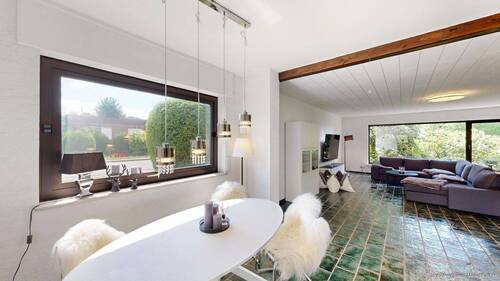 Wohn- und Esszimmer - Provisionsfrei für Käufer: Großzügiger Bungalow mit viel Platz für die ganze Familie in Hamm Rhynern