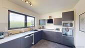 Gepflegte Küche mit Einbauküche - 4 Zimmer Bungalow in Hamm