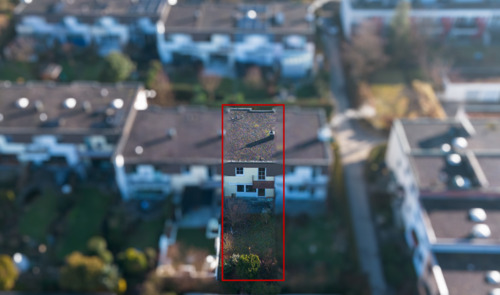 Gartenansicht - Charmantes Reihenmittelhaus mit Garten und Garage in ruhiger Lage von Plochingen