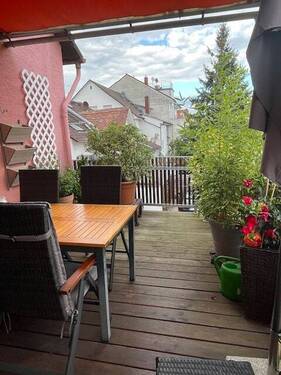 Balkon der 3 ZKB-Wohnung - 