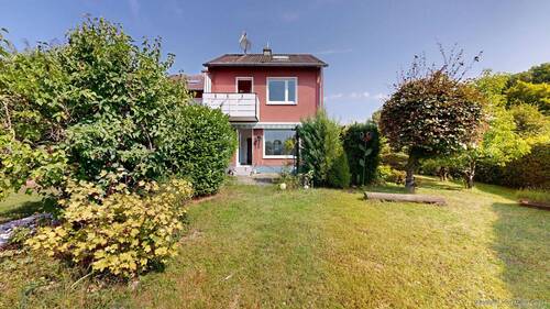 Gartenansicht mit Terrasse - Reihenendhaus mit 89,00 m² in Hamm zum Kaufen