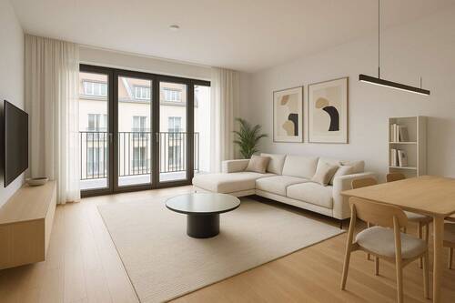 Einrichtungsbeispiel - H9-09 ? Exklusive 3-Zimmer-Wohnung mit 2 Balkonen und Weitblick über Berlin