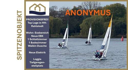 Titelbild - **PROVISIONSFREI** 2-Zimmer-Wohnung mit Süd-Loggia in Top-Lage Hamburgs mit Tiefgaragenstellplatz