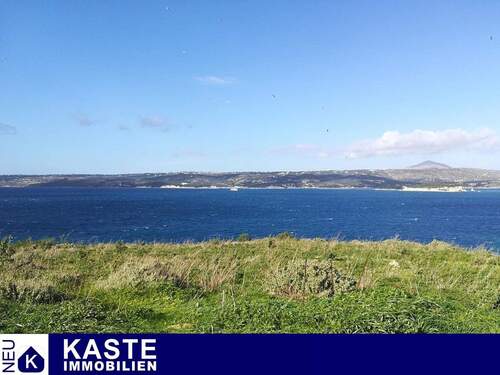 Titel - Exklusives Baugrundstück mit Meerblick und Strandzugang in Aptera, Kreta