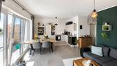 Blick zum Kochbereich - Etagenwohnung mit 67,00 m&sup2; in Vechta zur Miete