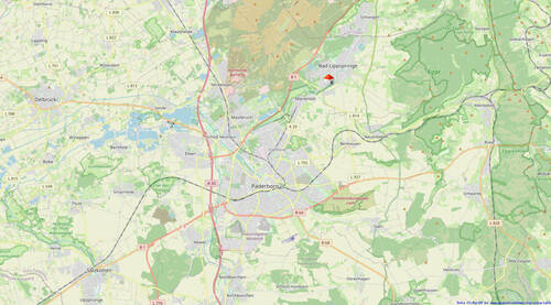 Umgebung - Etagenwohnung mit 87,20 m&sup2; in Bad Lippspringe zum Kaufen