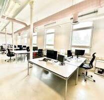 Loftige offene Arbeitsplätze in der Kreativfabrik Stuttgart