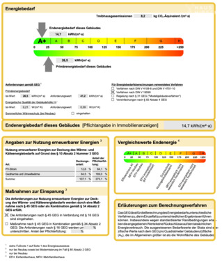 Energieausweis - 