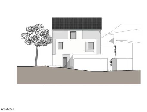 Ansicht Süd - Grundstück in Gevelsberg