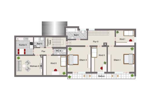 1. Obergeschoss - Einfamilienhaus mit 198,00 m&sup2; in Wallersdorf zum Kaufen