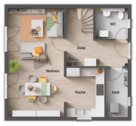 Grundriss-Einfamilienhaus-Raumwunder-100-Erdgeschoss - 