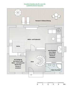 Variante mit 2 weiteren Zi. - 