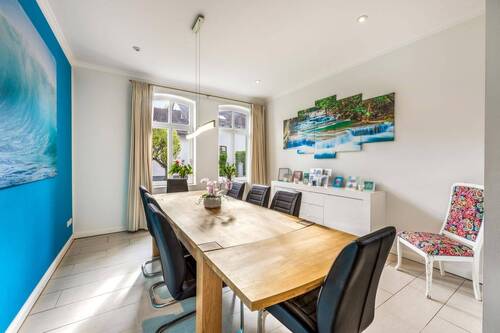 der geräumige Essbereich - 