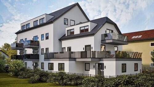 Außenansicht seitlich - 3 Zimmer Etagenwohnung zum Kaufen in Ingolstadt