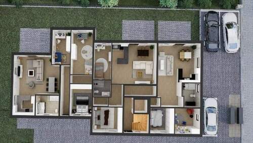 Draufsicht - Etagenwohnung mit 82,80 m&sup2; in Ingolstadt zum Kaufen