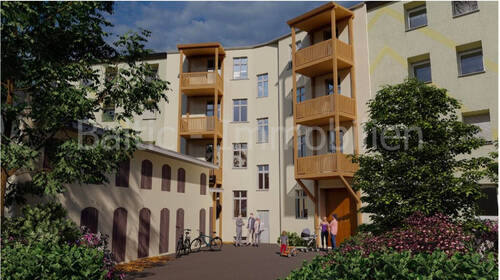 Animation 2 - Projektiertes Mehrfamilienhaus direkt vom Bauträger!