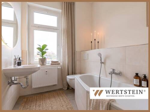 Titelbild (visualisiert) - Bezugsfertige Eigentumswohnung zur Selbstnutzung: Echtholzparkett, Loggia, PKW-Stellplatz