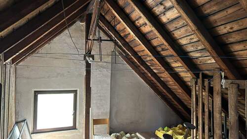 Blick auf den Dachboden - 