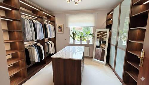 Homeoffice/ Gast KI begehbarer Kleiderschrank - 