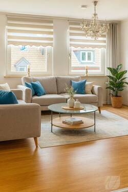 Wohnzimmer - 3 Zimmer Etagenwohnung zum Kaufen in Krefeld