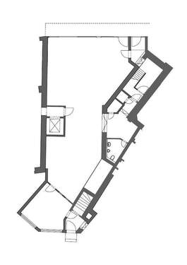 Grundriss EG - Büro- Ausstellungsfläche - repräsentativ und modern