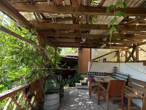 überdachter Sitzplatz - 