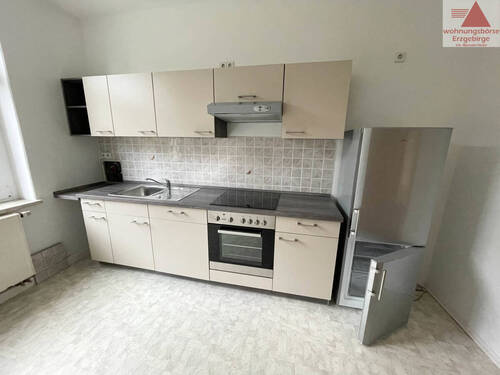 Küche - 2-Raum-Wohnung mit Einbauküche in ruhiger Lage von Aue