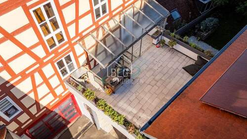 Vogelperspektive Terrasse - 