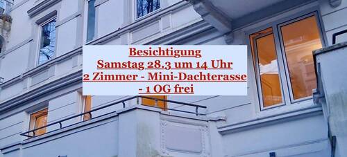 bitte um Anmeldung! - zu verkaufen - freie Eigentumswohnung - 1 OG - zauberhaft - Dielen Stuck - kleine Dachterrasse - bezugsfertig