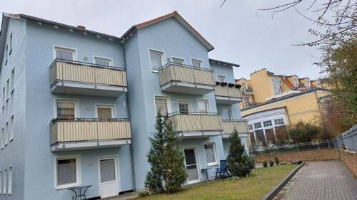 Haus Rückseite - 2 Zimmer Etagenwohnung zur Miete in Heringsdorf