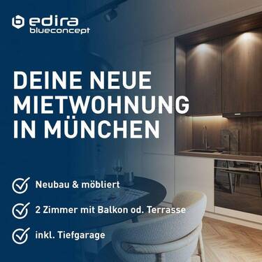 Bild 1 - ab 01.07. möblierte 2-Zimmer-Mietwohnung in München-Fasangarten