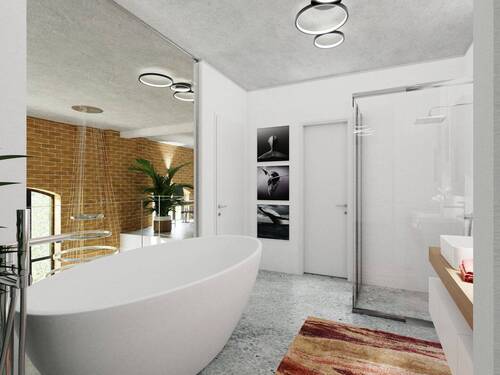 Visualisierung Bad 2.JPG - Etagenwohnung in Borna zum Kaufen