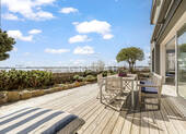 Süd-Terrasse mit herrlichem Elbblick - Traumhaus mit Beach-Feeling! Familienhaus mit Elbblick, Doppelgarage und Energieeffizienzklasse A