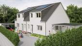 Hausansicht (Visualisierung) - Startklar für Ihr Eigenheim: Neubau einer lichtdurchfluteten Doppelhaushälfte