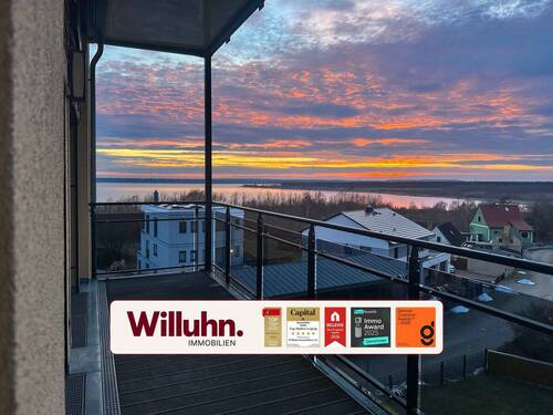 Traumhafte Sonnenuntergänge - BEZUGSFREI: Traum-Loft-Wohnung mit Seeblick l Fußbodenheizung l Wärmepumpe