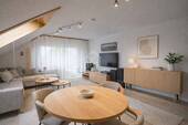 virtuell bearbeiteter Wohn-Essbereich (2) - 