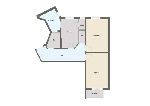 Sehr gute Raumaufteilung - 