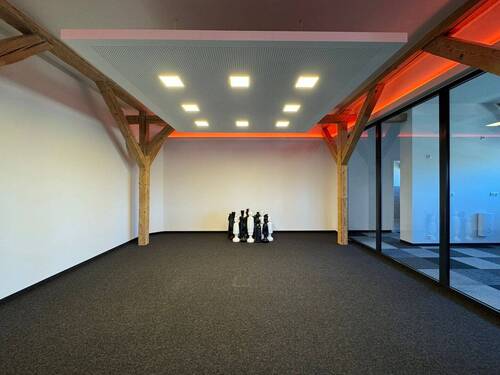 Raum mit Schallschutzverglasung - 
