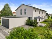Außenansicht Südwest - 5 Zimmer Doppelhaushälfte in Wettstetten