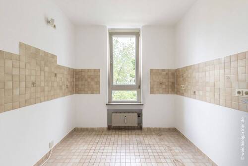 Blick in die Küche - 