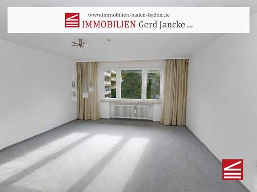 Titelbild_Portale - Baden-Baden, gut geschnittene Vier-Zimmer-Wohnung mit Balkon, Garten u. Garage!