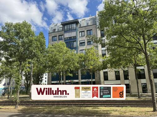 Hausansicht - Citynah Wohnen: 2-Zimmer-Wohnung mit EBK und TG-Stellplatz in Zentrum-Südost