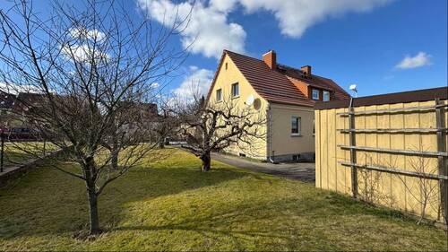 Gartenansicht - 3 Zimmer Doppelhaushälfte zum Kaufen in Wilthen