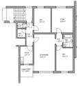 Grundriss 4-Zi-Whg mit Loggia im 1.OG - 