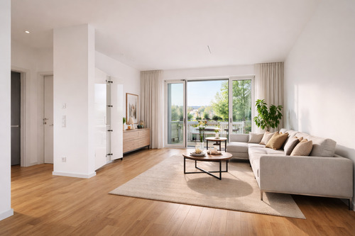 Visualisierung - Geräumige 3-Zimmerwohnung, moderner Neubau - Ausstattungswünsche noch möglich