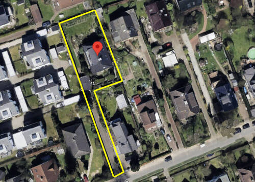 Luftansicht - Grundstück in Hamburg / Meiendorf zum Kaufen