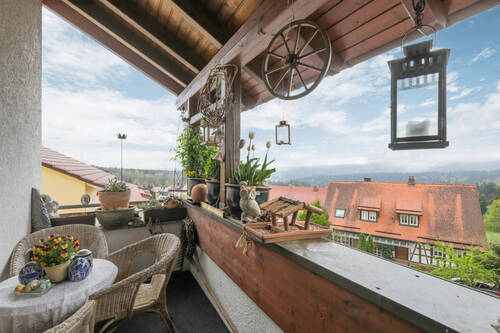 Balkon - 1 Zimmer Etagenwohnung in Dobel