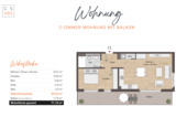 Grundriss - Etagenwohnung mit 71,00 m&sup2; in Nürnberg zum Kaufen