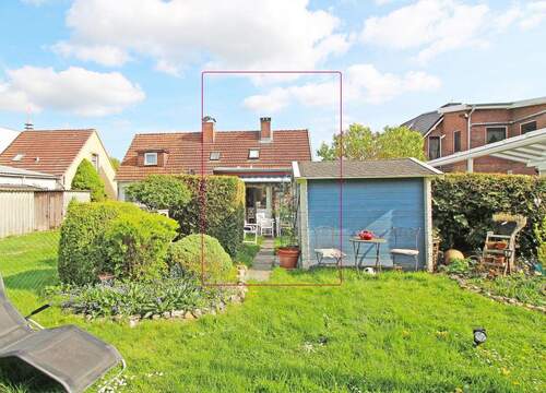 Rückansicht - 3 Zimmer Doppelhaushälfte in Bad Segeberg